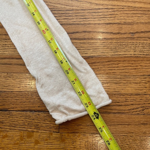 Athleta Niyama Cashmere Blend Wrap Cardigan Sweater Cream Shawl Collar EUC XXS - Picture 9 of 12